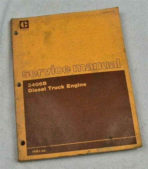 cat 3406b manual